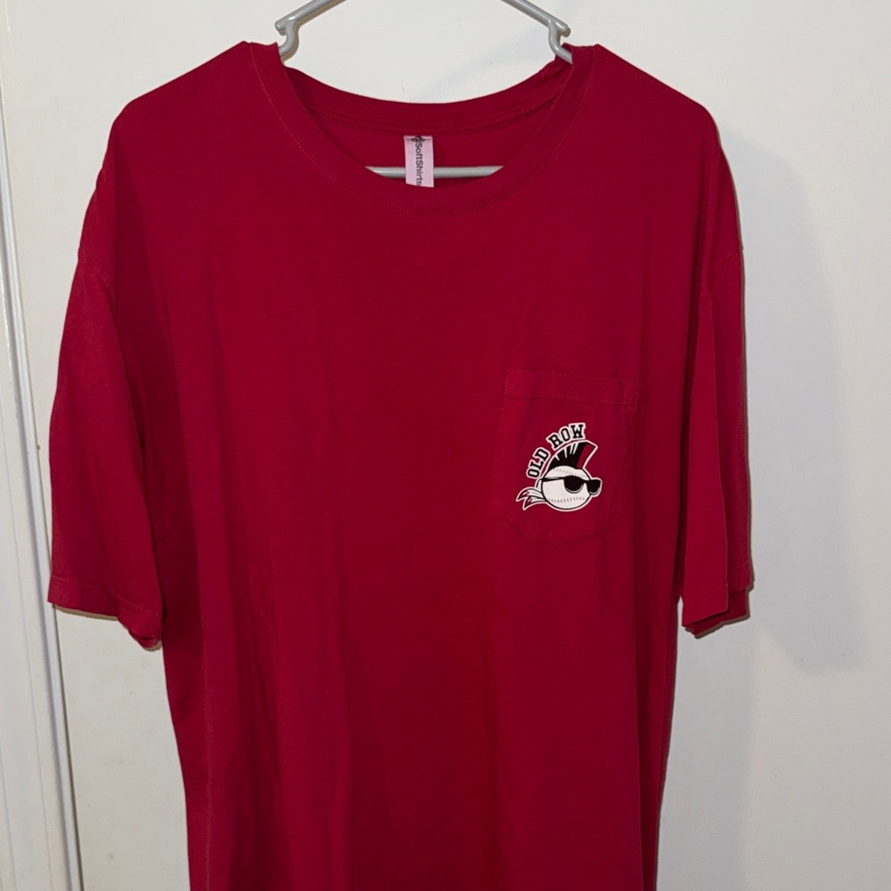 Bold Red Men's Short Sleeve Tee